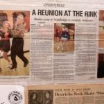 2007 Reunion Newspaper article - Jim Kohl & Barbara Jablonski Collins competing in Werner Tango