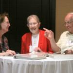 Michele Kontra Carter - 2010 Reunion Photographer speaking with Dorothy & Bill Parmentier from Michigan