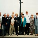 Arward & Mary Williams next to pole
Shirley & Homer McMahon far right