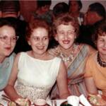 L-R,, Lambert, Mary Pace, Maxine Dickin, Shirley Spicker