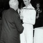 Bill accepting Silver Medal
1955 World Championships