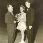 Jean Ackerman & Charles Irwin with George Apdale - May 1947 - "B" Waltz at Fordham